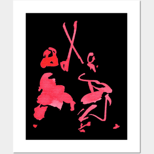 Kendo Ink Figures Posters and Art